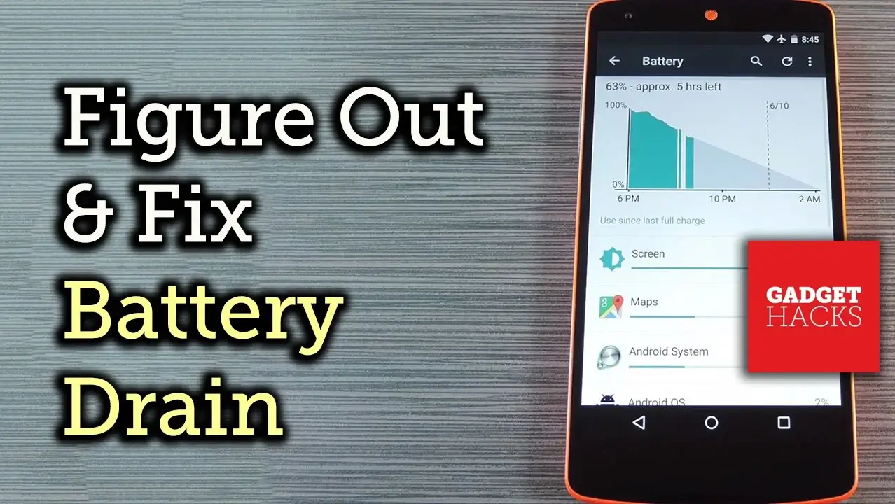 How can I fix battery drain issues on my Android phone?