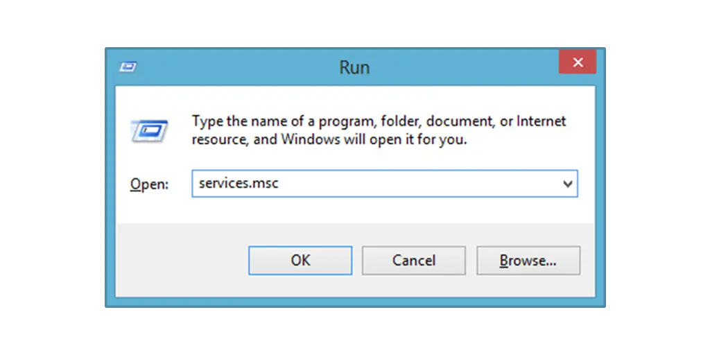 run Service command