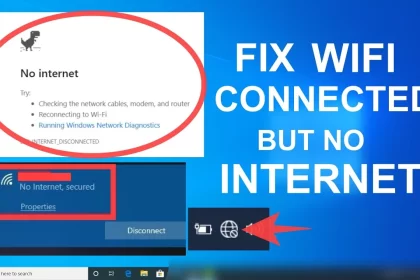 An image of What to do when the internet is connected but no access?