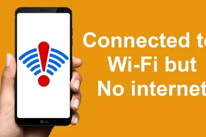 Why is my device connected to Wifi but no internet access?