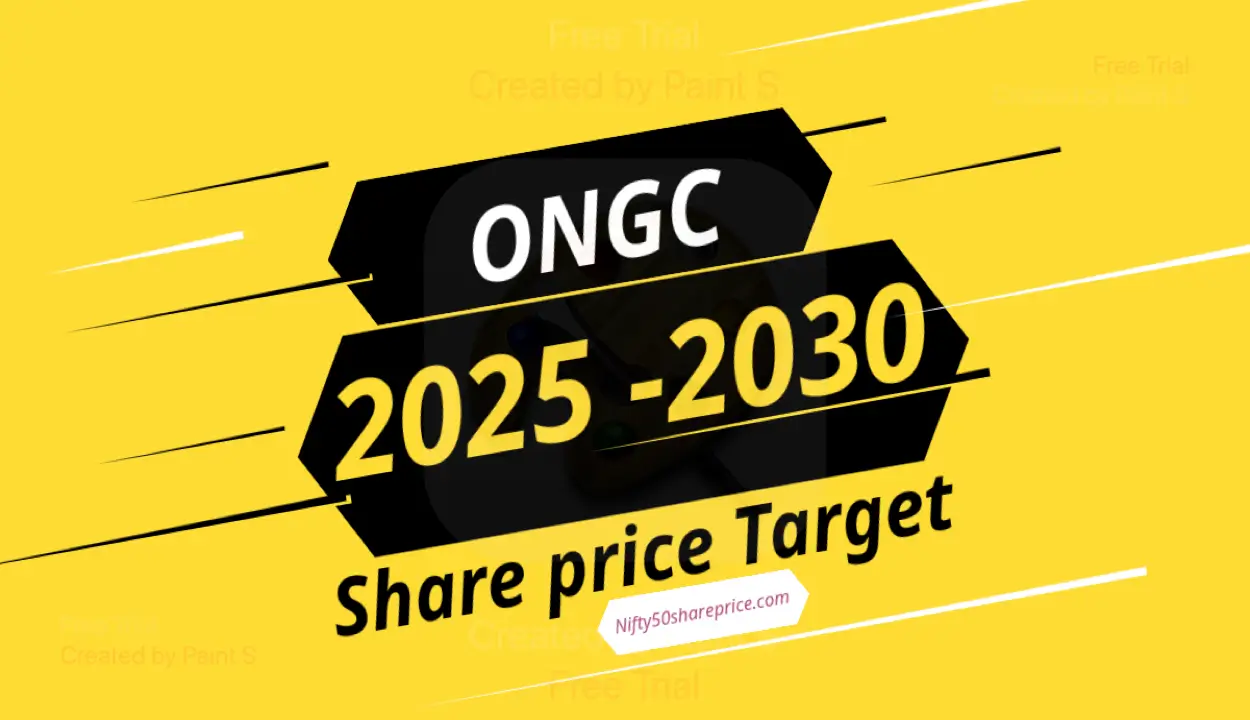 An image of Banner ONGC Share price Target 2025 to 2030