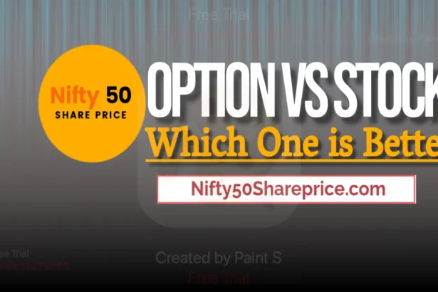 An poster image of Comprission between Option trading Vs. Stock trading