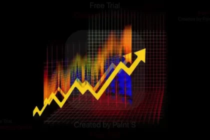 An Image of stock market graph, Indecting Nifty 50 target for 2025 by 7 tops brokers