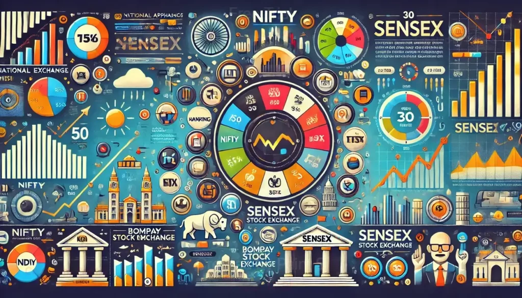 An Image of sensex nifty stock market