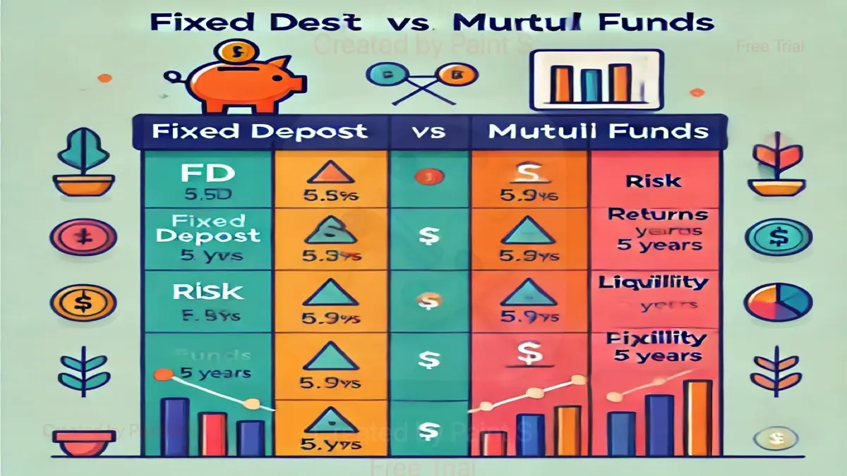 5 lakhs in FD Vs Mutual fund